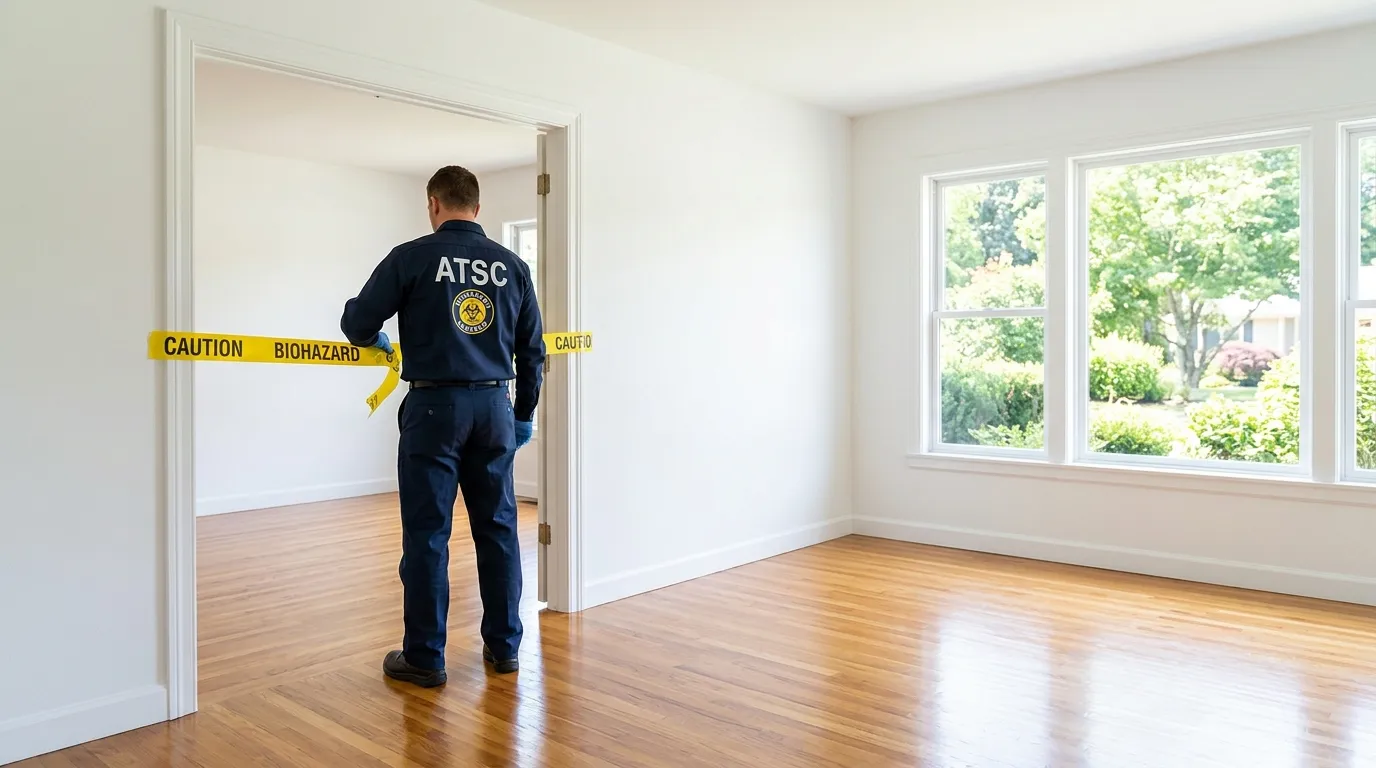 Certified biohazard cleanup crew performing Crime Scene Cleanup in Glenham-Belhar